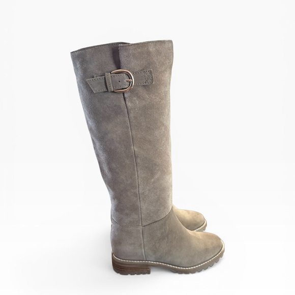 Steve Madden Shoes - Steve Madden Women's Leary Suede Knee High Boots Taupe Size 5.5
